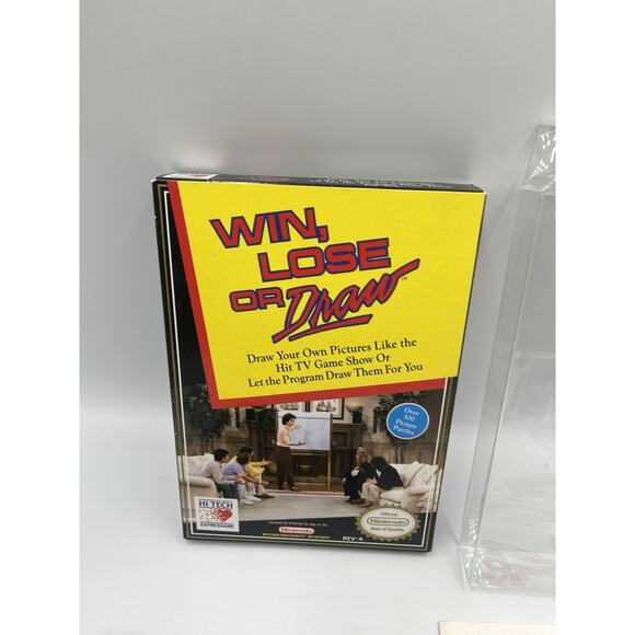 Win Lose Draw (Nintendo NES) Complete in Box CIB Near Mint - Picture 4 of 16